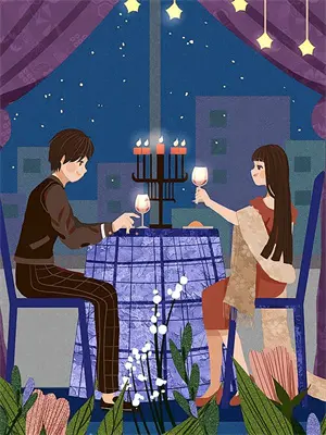 up主的画家小女友